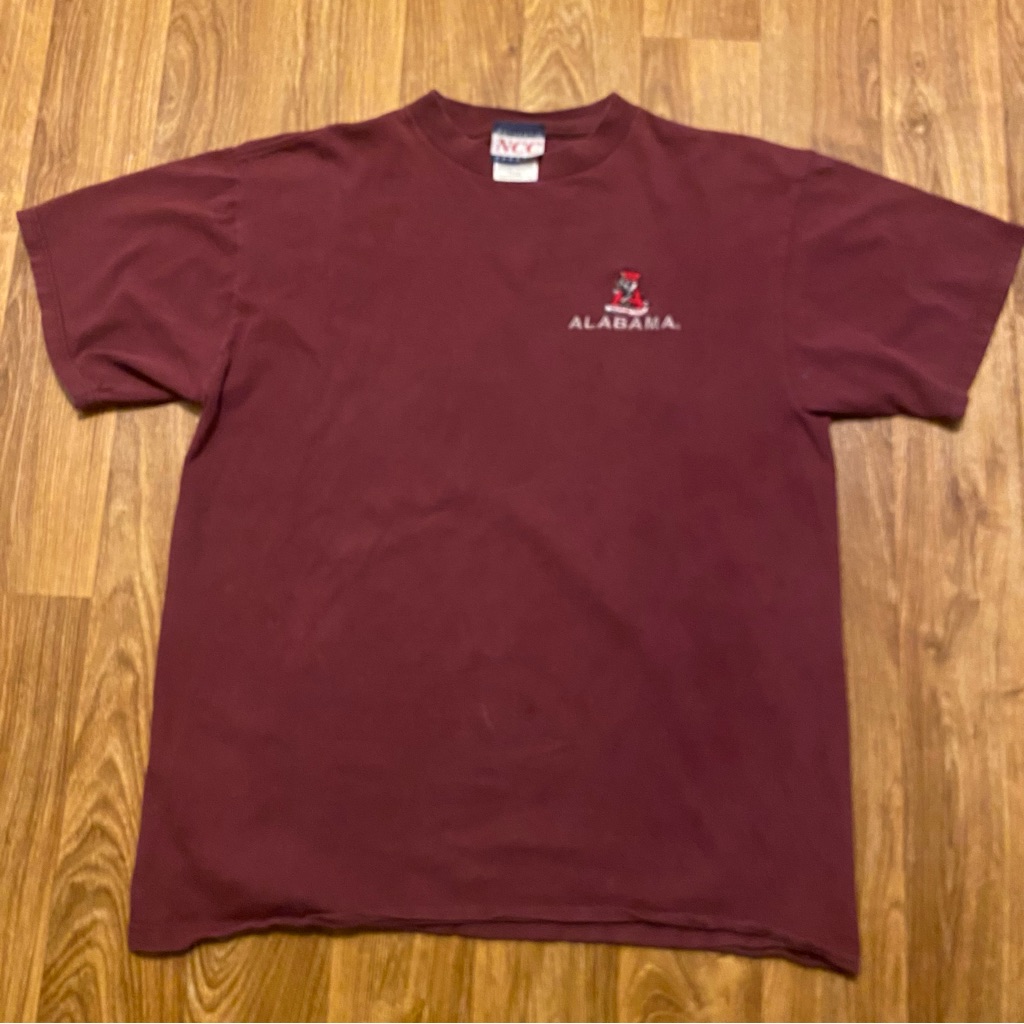 Vintage 90s Alabama Crimson Tide Shirt Men Xl Maroon Roll Tide Football